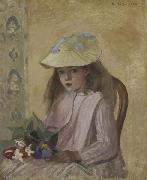 Camille Pissarro The Artist's Daughter Sweden oil painting artist
